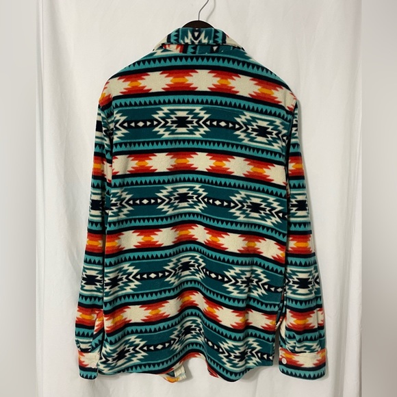 RF Brand Aztec Fleece Zip Up Jacket - Picture 3 of 3